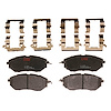 TXH1078 Ultra-Series Disc Brake Pad Set for Select Subaru Models, Position: Front - image 1