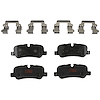 TXH1099 Ultra-Series Disc Brake Pad Set for Select Land Rover Models, Position: Rear - image 1