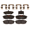 TXH1124 Ultra-Series Disc Brake Pad Set for Select Multiple Makes/Models Models, Position: Rear - image 1