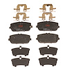 TXH1180 Ultra-Series Disc Brake Pad Set for Mazda MX-5 Miata 2015-2006, Position: Rear - image 1