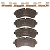 TXH1268 Ultra-Series Disc Brake Pad Set for Select Mopar Models, Position: Front - image 1