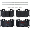 TXH1347 Ultra-Series Disc Brake Pad Set for Select Infiniti/Nissan Models, Position: Rear - image 1