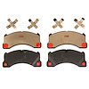 TXH1349 Ultra-Series Disc Brake Pad Set for Select Porsche Models, Position: Front - image 1