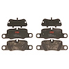 TXH1416 Ultra-Series Disc Brake Pad Set for 2014-13 Porsche 911, 2013-10 Porsche Panamera Ceramic Rotors, Position: Rear - image 1