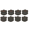 TXH1419A Ultra-Series Disc Brake Pad Set for Chevrolet Corvette 2013-2006, Position: Rear - image 1