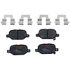 TXH1569 Ultra-Series Disc Brake Pad Set for Fiat 500L 2015, 500 2015-2012, Position: Rear - image 1