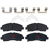 TXH1584 Ultra-Series Disc Brake Pad Set for Acura TLX 2016-2015, Honda Ridgeline 2014-2012, Position: Front - image 1
