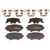 TXH1729 Ultra-Series Disc Brake Pad Set for Mazda 3 2015-2014, 3 Sport 2014, Position: Rear - image 1