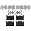 TXH1871 Ultra-Series Disc Brake Pad Set for 2016 Mercedes-Benz GLC300 Sport, 2017 Mercedes E300, Position: Front - image 1