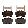 TXM0738 Ultra-Series Disc Brake Pad Set for Select Porsche Models, Position: Front - image 1