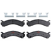 TXM0909 Ultra-Series Disc Brake Pad Set for Select GM Models, Position: Rear - image 1