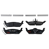 TXM1012 Ultra-Series Disc Brake Pad Set for Ford F-150 2012-2004, Lincoln Mark LT 2008-2006, Position: Rear - image 1