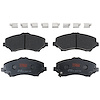 TXM1273 Ultra-Series Disc Brake Pad Set for Select Mopar Models, Position: Front - image 1