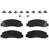 TXM1333 Ultra-Series Disc Brake Pad Set for Ford F-250 Super Duty 2012-2008, F-350 Super Duty 2012-2008, Position: Front