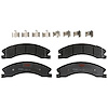 TXM1565A Ultra-Series Disc Brake Pad Set for Nissan NV1500/NV2500/NV3500 2016-2012, Titan XD 2016, Position: Rear - image 1