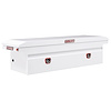 120-3-03 Saddle Box, Steel, Full Low Profile, White, 10.6 cu. ft. - image 1
