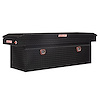 123-5-03 Saddle Box, Aluminum, Full Deep, Gloss Black, 14.2 cu. ft. - image 1