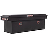 123-52-04 Saddle Box, Aluminum, Full Deep, Matte Black, 15 cu. ft. - image 1