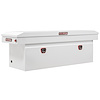 128-3-03 Saddle Box, Steel, Full Deep, White, 14.3 cu. ft. - image 1