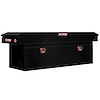 128-5-03 Saddle Box, Steel, Full Deep, Gloss Black, 14.3 cu. ft. - image 1