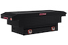 131-5-03 Saddle Box, Aluminum, Compact Low Profile, Gloss Black, 7.7 cu. ft. - image 1