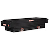 154-5-03 Saddle Box, Aluminum, Gloss Black, 6.0 cu. ft. - image 1