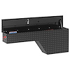 170-5-01 Pork Chop Box, Driver Side, 2.1 ft., Height: 19.5 in., Length: 46.75 in., Width: 9.25 in., Gloss Black - image 1