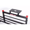 1920 Cab Protector Ladder Mount Rectangular Base, Height: 12.25 in., Length: 17.75 in., Width: 2.75 in., Black Color, Steel - image 1