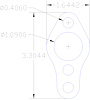FOG-1029-3 Water Pump Gasket, Chevy SB 265-400CI, Steelcore Laminate w/Silicone Coating, .050 in. - image 1