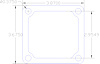 FOG-1039A Turbo Crossover Gasket, CUMMINS B-SERIES I-6 RCA, ALUMINUM, .031", Sold Individually - image 1