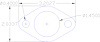 FOG-1042 Water Pump Gasket, Chevy BB 396-454CI Gen. 4-6, Paper w/Silicone Coating, .060 in. - image 1