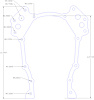 FOG-1062 Timing Cover Gasket, Chrys. Stk. KB 426CI HEMI, Paper w/Silicone Coating, .030 in.