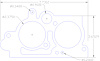 FOG-1084-2 TBI-Plenum Gasket, Chevy SB 5.7L LT-5 1990-1995, w/o Coolant Paper w/Silicone Coating, 2.87 in. Dia., .030 in.