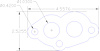 FOG-1180 Water Pump Gaskets, Big Block Chrysler, Port Dia.: 1.30 in., .060 in., Paper - image 1