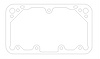 FOG-1207 Metering Block To Bowl Gasket, Holley 5400 Universal, Paper w/Silicone Coating, .060 in. - image 1