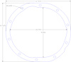 FOG-1215 Differential Cover Gasket, Ford 9 In., Steelcore Laminate w/Silicone Coating, .050 in. - image 1