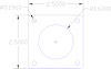 FOG-1231 Thermostat Gasket, Chevy SB Ls1/6, Paper w/Silicone Coating, .060 in. - image 1