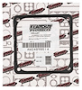 FOG-1291-3 Carb Base Gasket, Holley Dominator Shearplate Open Plenum, Steelcore Laminate w/sil., 5.73 in. x 5.73 in., .050 in. - image 1