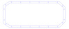 FOG-5016-4 Oil Pan Gasket, AJPE 481x, Steelcore Laminate w/Silicone Coating, .100 in. - image 1