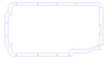 FOG-5033-4 Oil Pan Gasket, Chrys. Cn Wide Y HEMI, Steelcore Laminate w/Silicone Coating, .100 in. - image 1