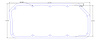 FOG-6014-2 Valve Cover Gaskets, Chrysler KB TFX VENEY BAE-98 Hemi, Thickness: .060 in., For .250 in. Bolts, Paper w/Silicone - image 1