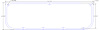FOG-6075-9 Valve Cover Gaskets, Chevy Spread Port, For 4.5 in. B.C., Thickness: .090 in., Paper w/Silicone - image 1