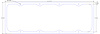 FOG-6080-2 Valve Cover Gaskets, Pro Stock/Modular DRCE-3 500ci 8-Bolt, Thickness: .120 in., Paper w/Silicone - image 1