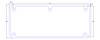 FOG-6104-4 Valve Cover Gaskets, Arias Early Hemi, Steelcore Laminate w/Silicone, Thickness: .100 in. - image 1