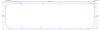 FOG-6169-4 Valve Cover Gaskets, Chevy RFE Big Block 12-Deg Profiler, Thickness: .100 in., Steelcore Paper w/Silicone - image 1