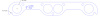 FOG-7028 GPC Header Gaskets, Round, Graphite, Chevy Small Block, Pair - image 1