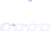 FOG-7035 GPC Header Gaskets Ford C460CI Svo BB, Square Port - image 1