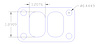 FOG-7055S Steel Clad w/Graphite Header Gasket Cummins B-series 12-24V Steel Clad Graphite 5.9L I-6, Rectangle Port - image 1