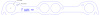 FOG-7056 GPC Header Gaskets, Ram Air IV, Graphite, Pontiac V8, Pair - image 1
