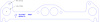 FOG-7058C Amored RCC Header Gaskets, Ford 1.6L SOHC, Round, Rubber Coated Copper - image 1